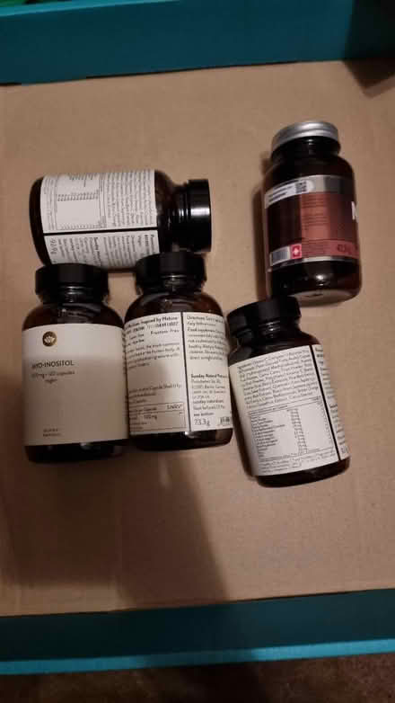 Photo of free Amber glass jars (South hampstead NW8) #1