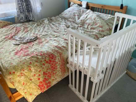 Photo of free Bedside crib (Roehampton. SW15) #1