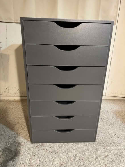 Photo of free Grey Cabinet with 7 drawers (San Jose California) #2