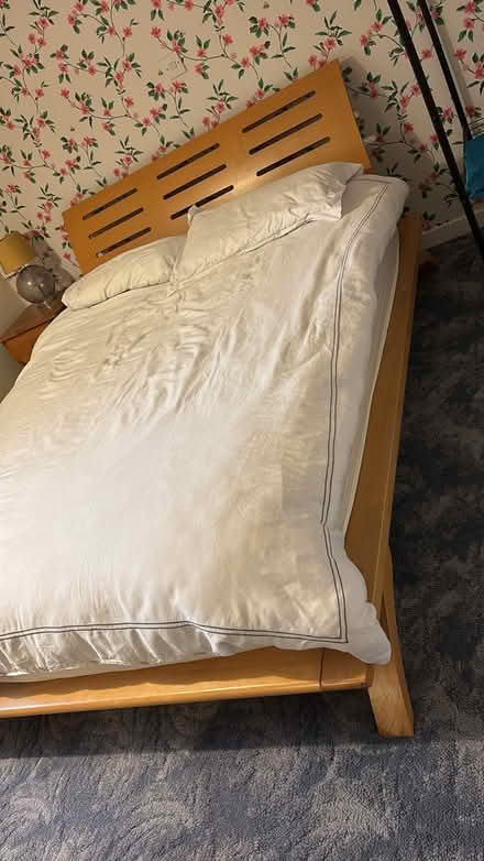 Photo of free Solid wood king size double bed (Shotesham) #1