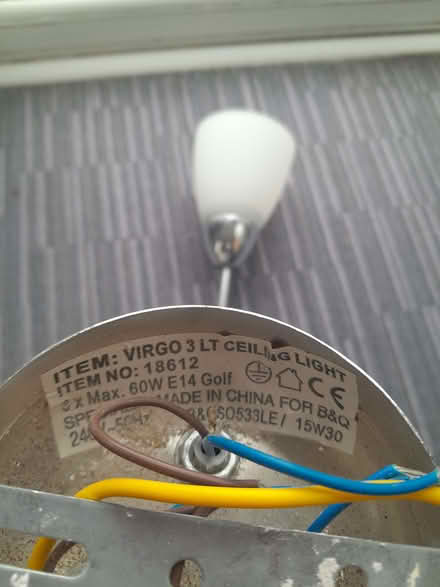 Photo of free Ceiling light (Harley Shute TN38) #2