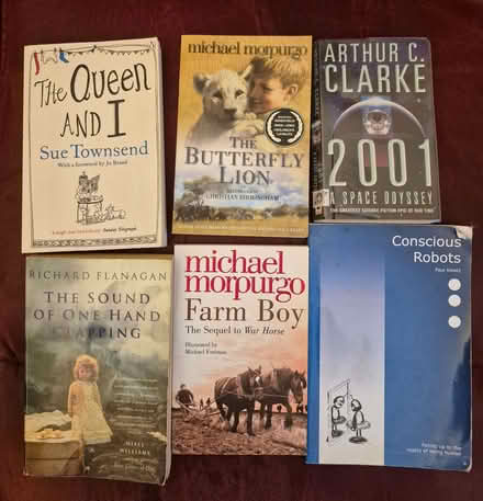 Photo of free 6 random paperbacks (Station Area RG21) #1