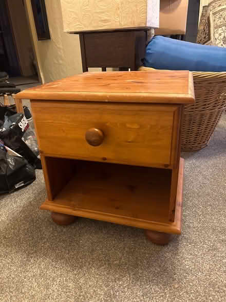 Photo of free Wooden bedside table (Princes Risborough) #1
