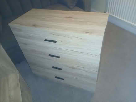 Photo of free 4 Draw chest of drawers pine effect (Mile House TS19) #1