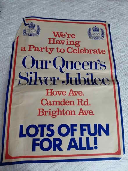 Photo of free 1977 Street party poster 20inches (chingford E4) #1