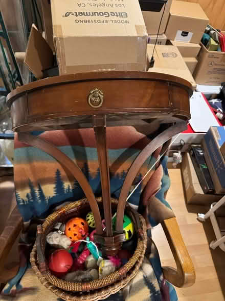 Photo of free Old entrance table (Bensenville) #1