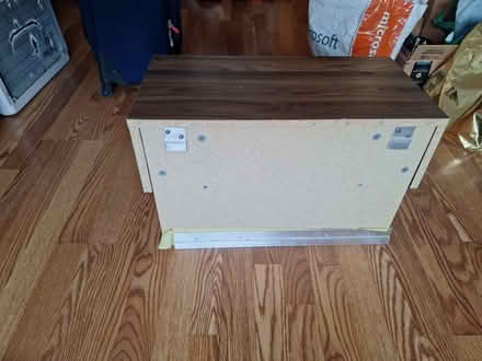 Photo of free Wood floating nightstand (Long Island City) #3