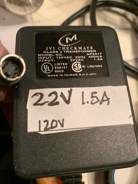 Photo of free AC power source/adaptor (South Brampton) #1