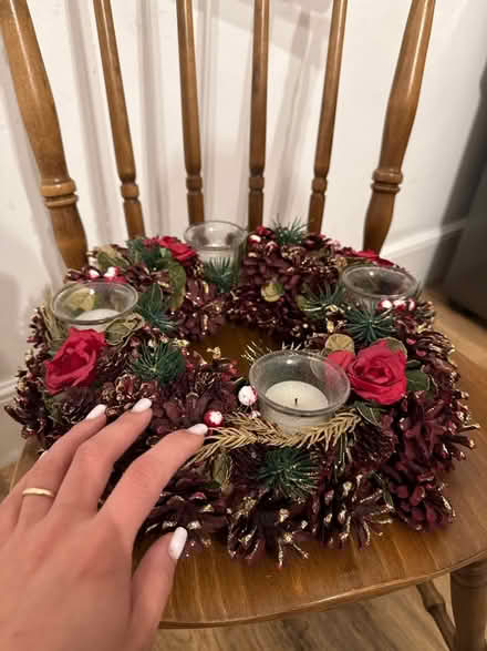 Photo of free Christmas wreath with candles (Newbury Park IG2) #3