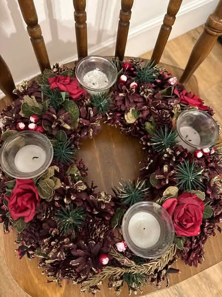 Photo of free Christmas wreath with candles (Newbury Park IG2) #4