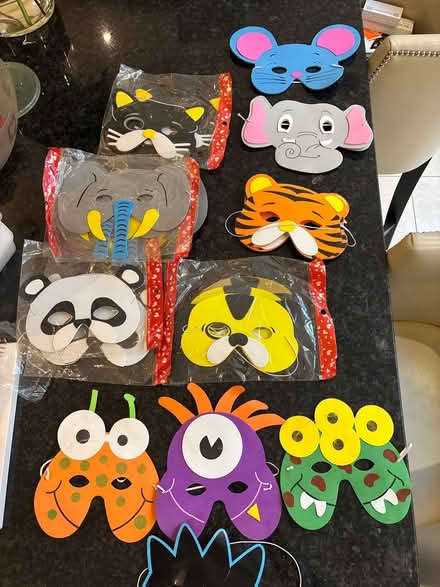 Photo of free 26 children’s foam masks (Southfields SW19) #1