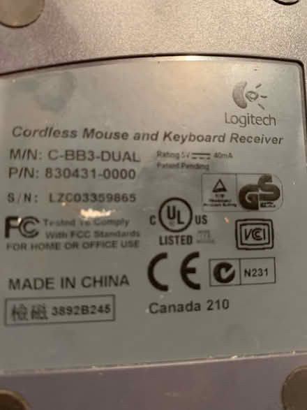 Photo of free Cordless Mouse/Keyboard Receiver (South Brampton) #2