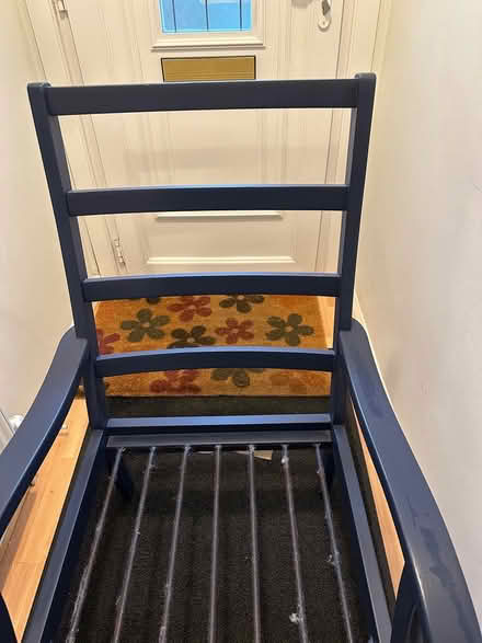 Photo of free Blue frenchic painted armchair (Salvington bn13) #4