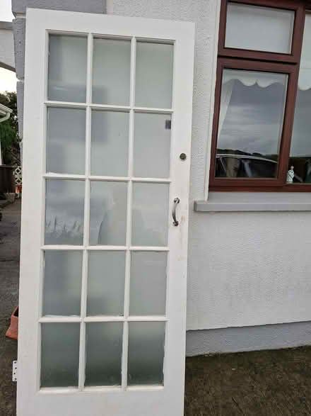 Photo of free 2 glazed panelled doors (Tramore, Co.Waterford) #2