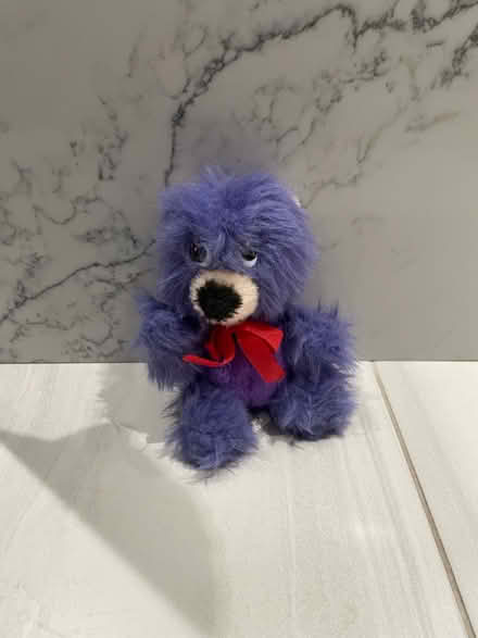 Photo of free Small fuzzy purple plush (Kennedy/16th in Markham) #1