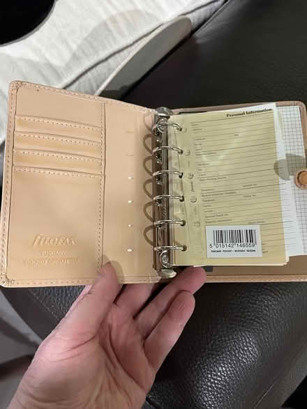 Photo of free Leather Filofax & price stickers (McKellar Park) #1