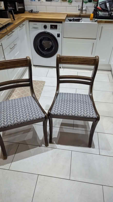 Photo of free Pair of Vintage Wooden Chairs (Bentley WS2) #2