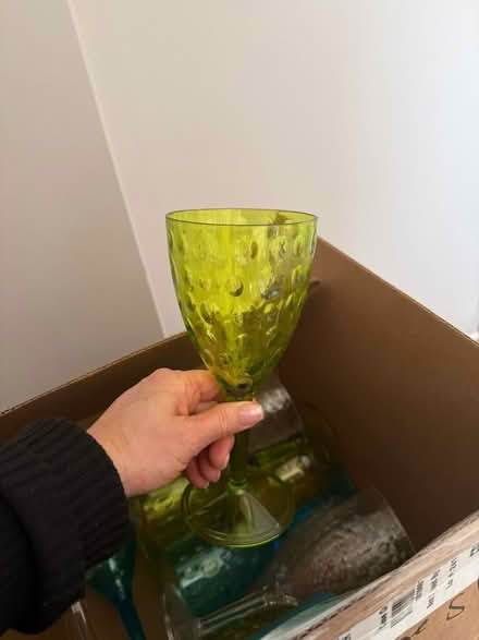 Photo of free Plastic wine glasses (North Brampton) #1