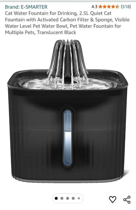 Photo of free Cat water flow drinking station (Ss9) #2