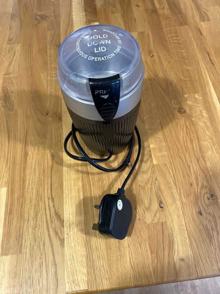 Photo of free coffee & spice grinder, lloytron, lid has a crack but it sti (Broadwater BN14) #1