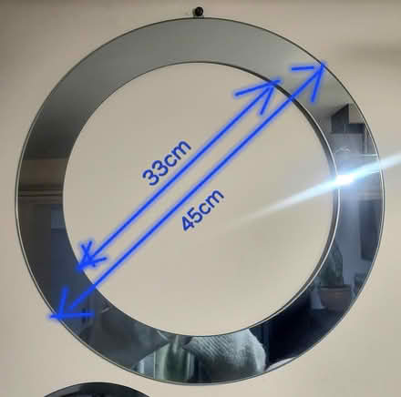 Photo of free Circular Glass Mirror (D12) (Crumlin, Dublin) #1
