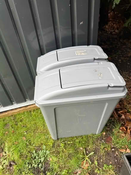 Photo of free Too narrow grey recycling bins (Urmston) #1
