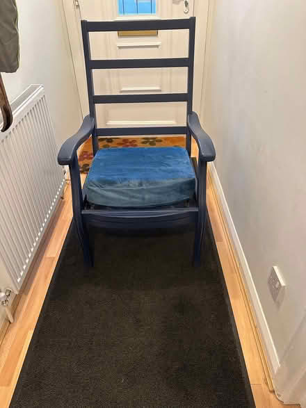 Photo of free Blue frenchic painted armchair (Salvington bn13) #1