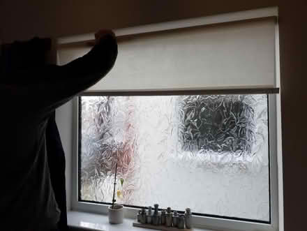 Photo of free White cream roller blind (Catford) #1