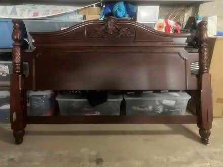 Photo of free Wooden King Size Head/Footboard (Rockaway, NJ) #1