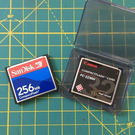 Photo of free Compact Flash cards (Foster & California Ave) #1