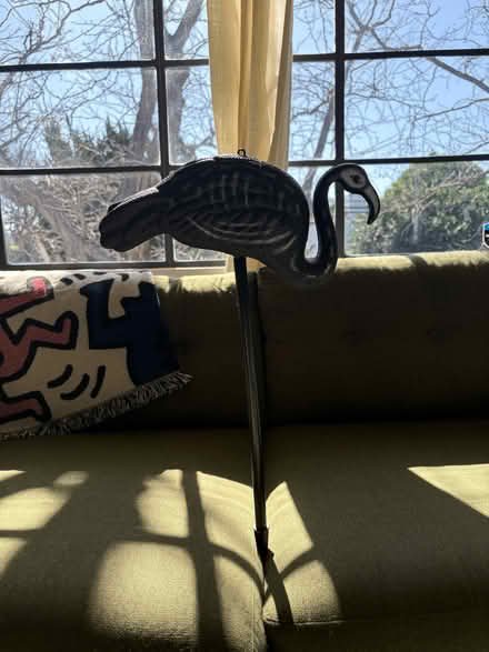 Photo of free Skeleton Flamingo Lawn Ornament (Studio City) #1