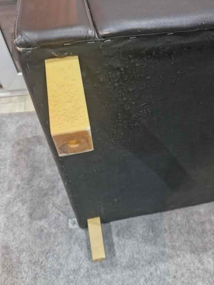 Photo of free 2 Seater Leather Settee (Blackhorse BS16) #3