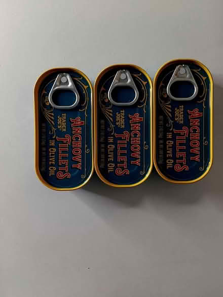 Photo of free 3 cans of Anchovies (Bed-stuy) #1