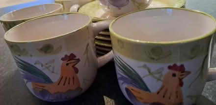 Photo of free Cups and saucers- farmyard design (Upton CH2) #2