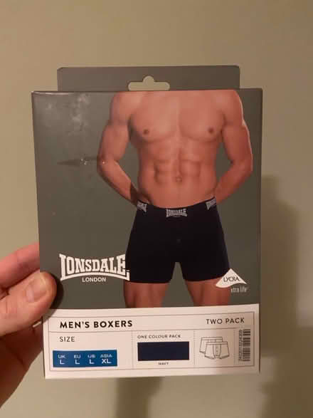 Photo of free Lonsdale Size L boxers (Eltham, SE9) #1