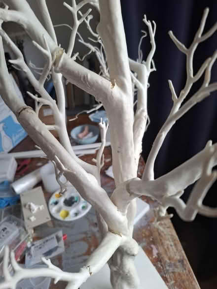 Photo of free 2 white display trees (Hanworth TW13) #2