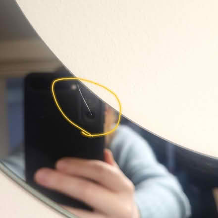 Photo of free Circular Glass Mirror (D12) (Crumlin, Dublin) #2