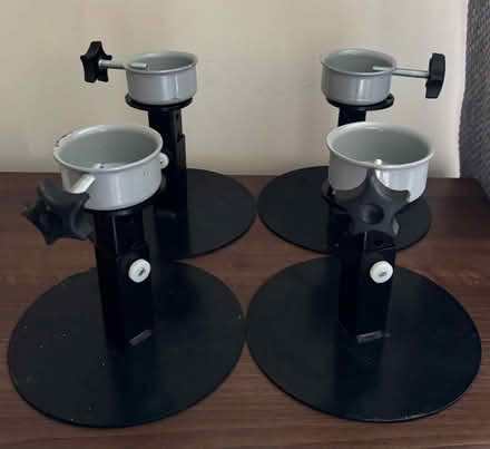 Photo of free 4x Bed Riser Stands (Woodmancote GL7) #1