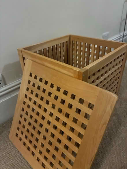 Photo of free Wooden cube storage box/table (Kingswood) #2