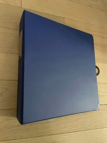 Photo of free 2” blue binder (Kennedy/16th in Markham) #1