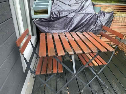 Photo of free Outside 2 seater table and chairs (KT9 Chessington) #1