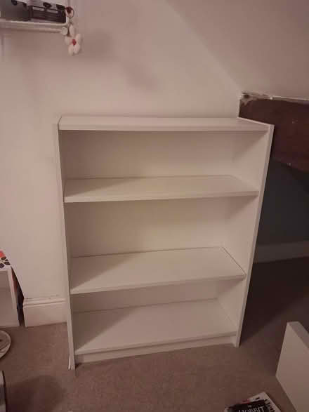 Photo of free Medium white shelving unit (Nether Edge S7) #1