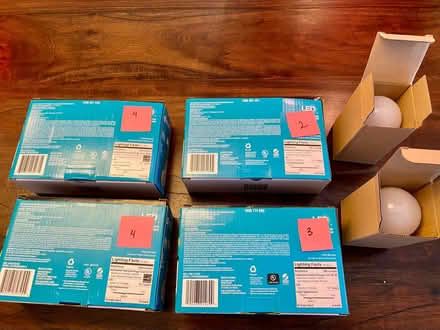 Photo of free New LED light bulbs in boxes (Cabin John near Bethesda) #2