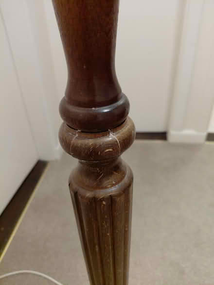 Photo of free Wooden Standard Floor Lamp (Churchtown. Dublin 14.) #2