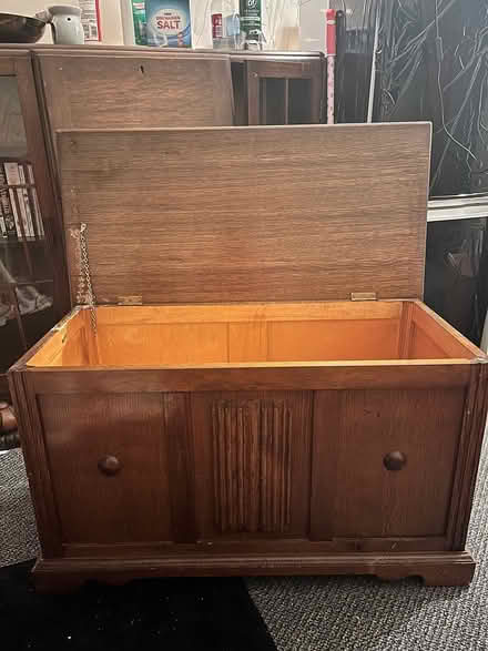 Photo of free Antique wooden chest (G20 Glasgow Maryhill) #2