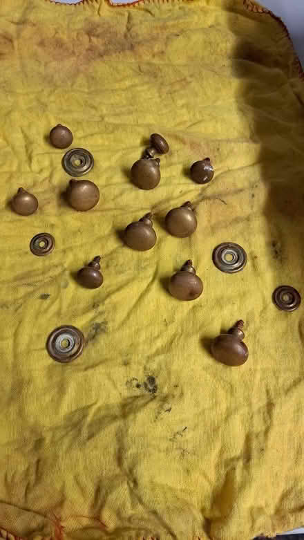 Photo of free Vintage brass draw knobs (Littlehaven) #1