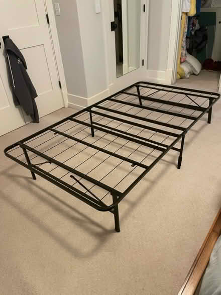 Photo of free Twin bed frame - folding (Oakland) (Piedmont Avenue area) #1