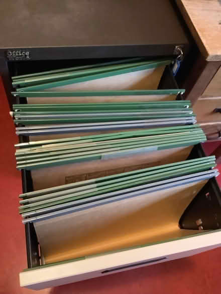 Photo of free 2 Drawer metal filing cabinet (East Law DH8) #2