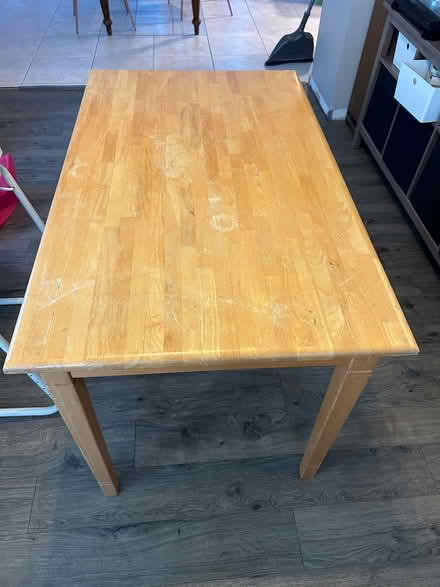 Photo of free Solid wooden table (Brookeville -Georgia/Gold Mine) #1