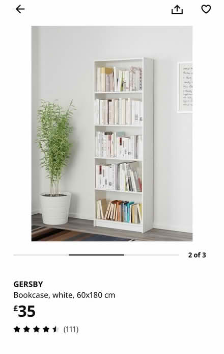 Photo of free Ikea Gersby bookcase (Wood Green N22) #1